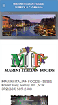 Mobile Screenshot of mariniitalianfoods.com